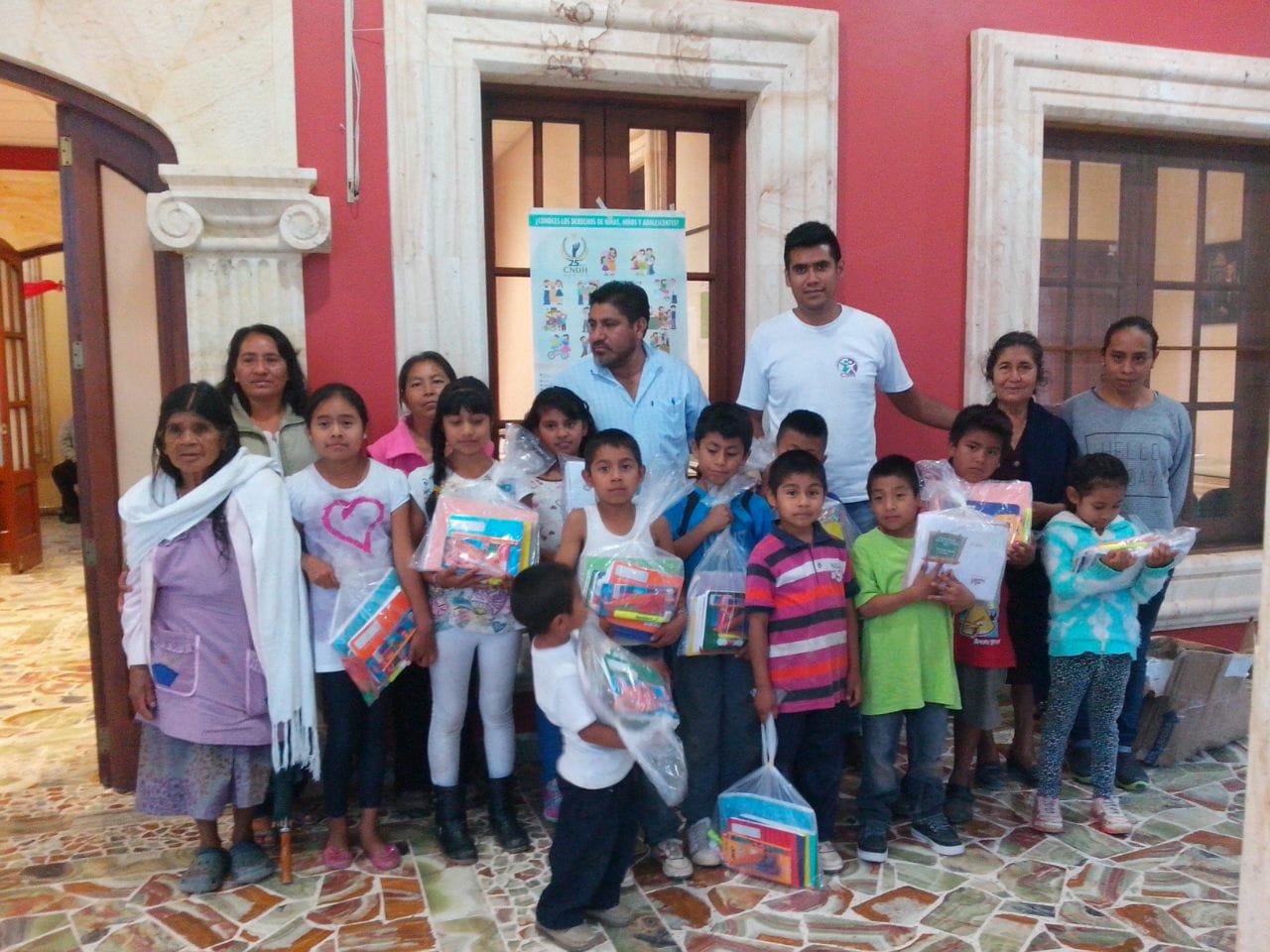 Entrega de utiles escolares